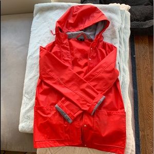 TOPSHOP red raincoat